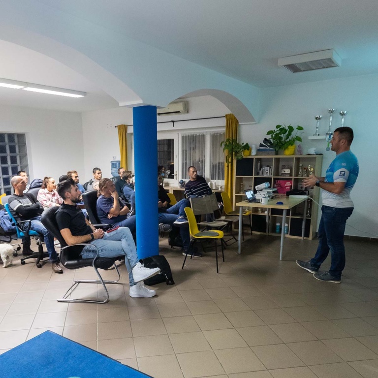 Résztvevők egy ENSPORT szakmai előadáson